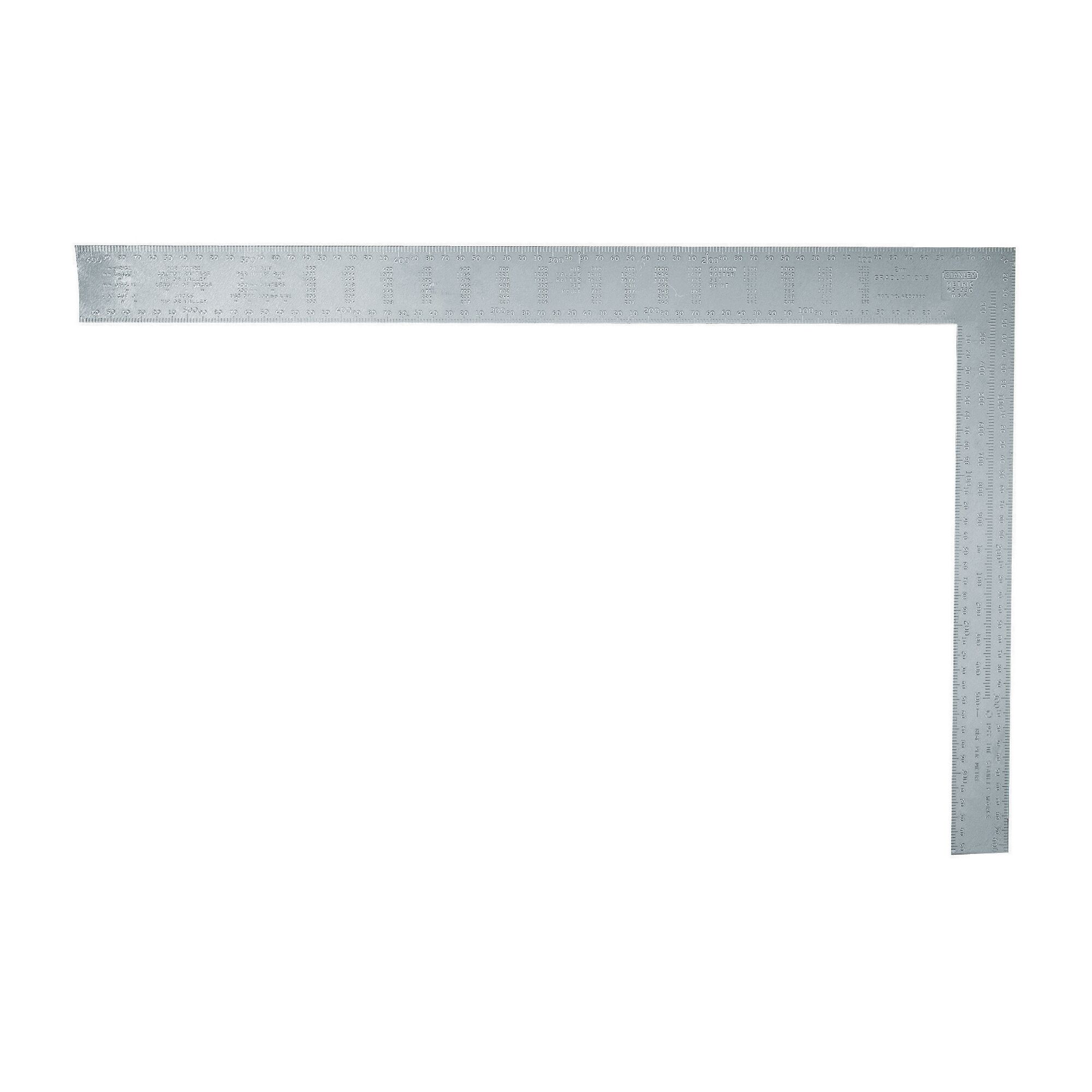 45-530, STANLEY® Steel Carpenters Square 600X40mm, Beauty