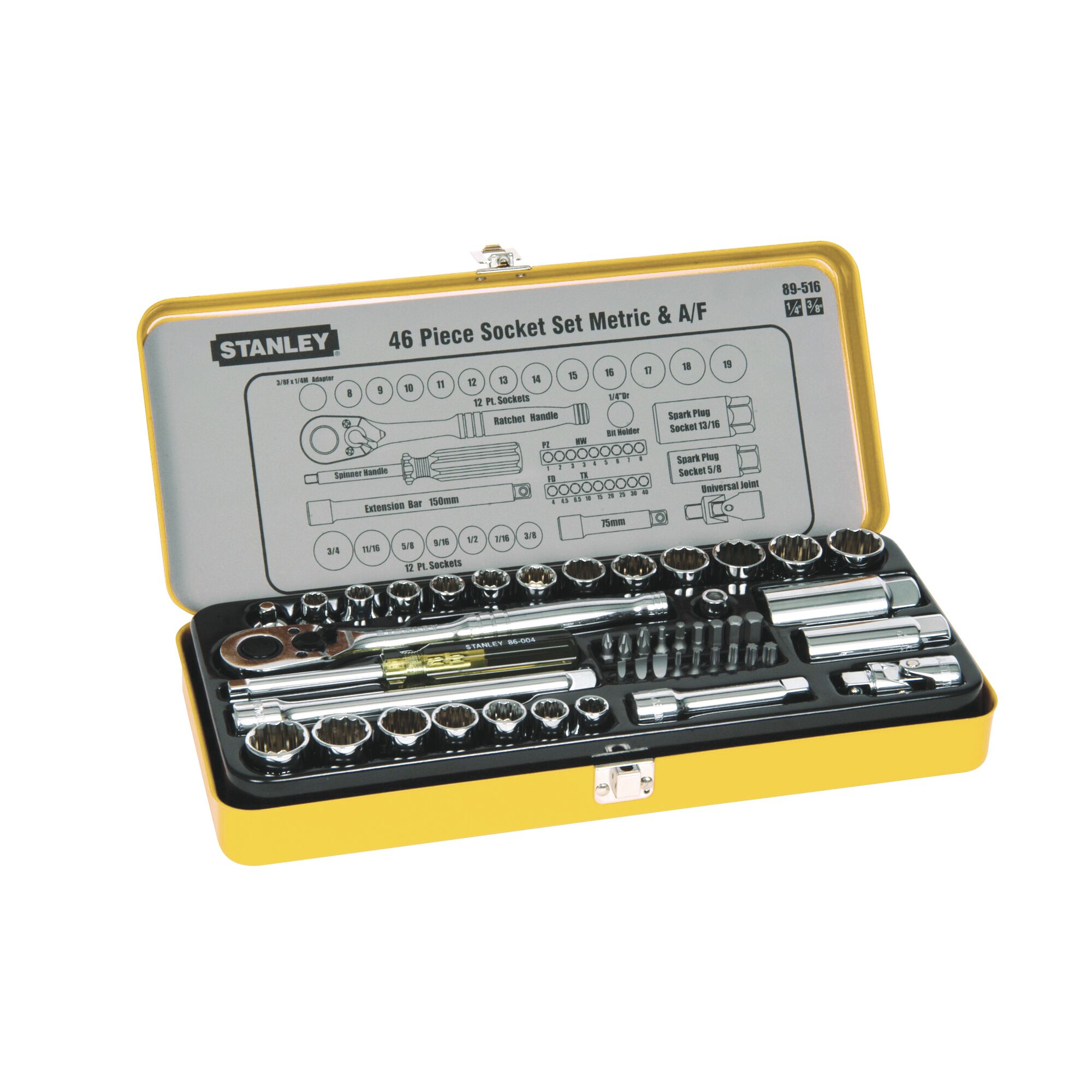 ชุดลูกบ๊อกซ์ 3/8" 46 ชิ้น