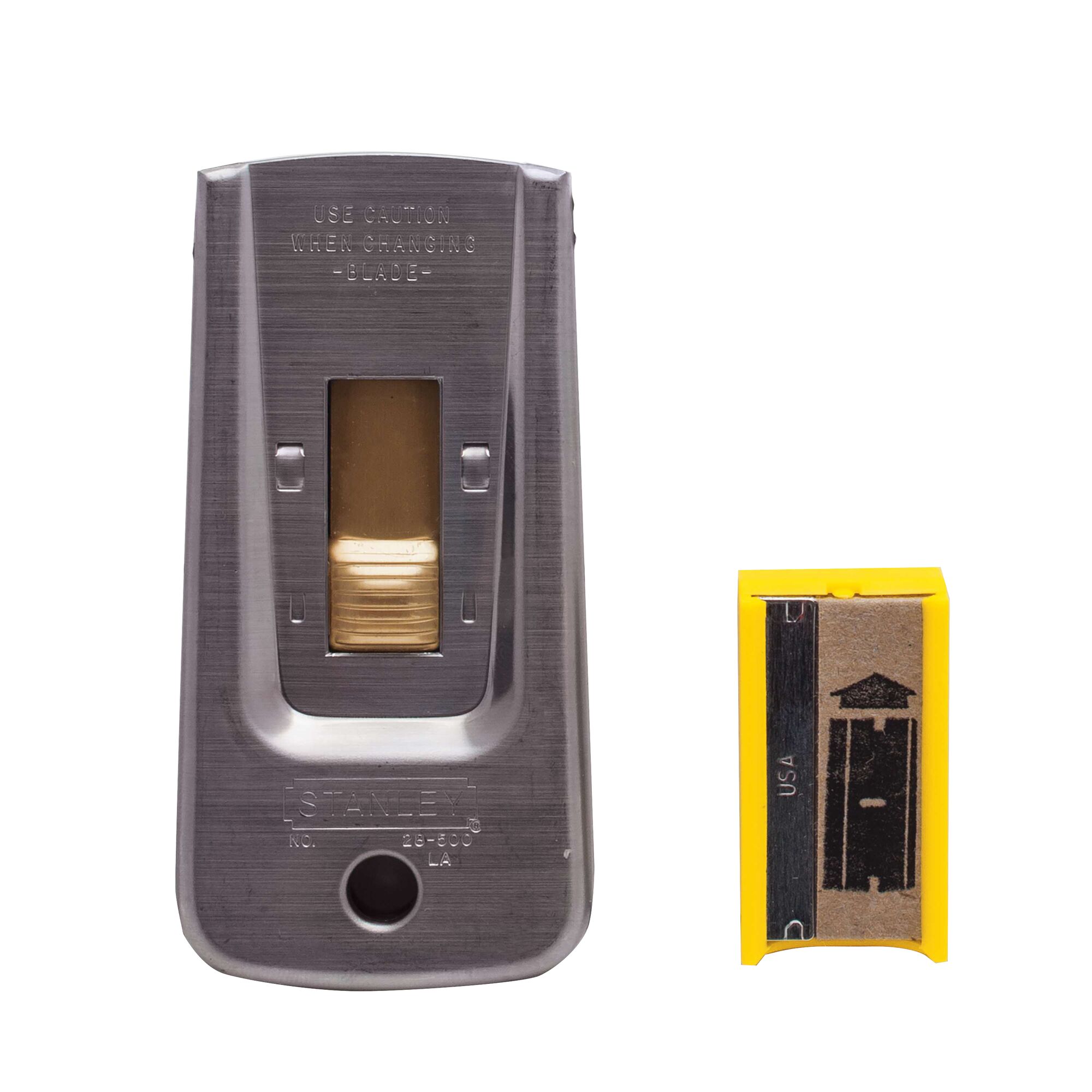 Razor blade scraper with 5 blades.