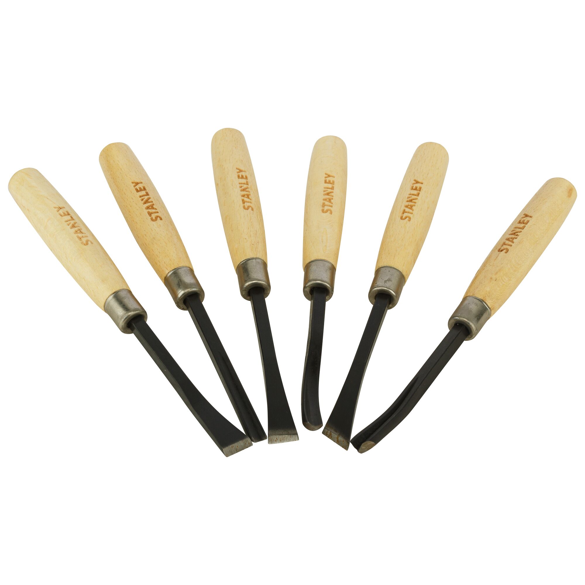 ชุดสิ่ว Chisel, Wood, 1/4", 6Pcs Set