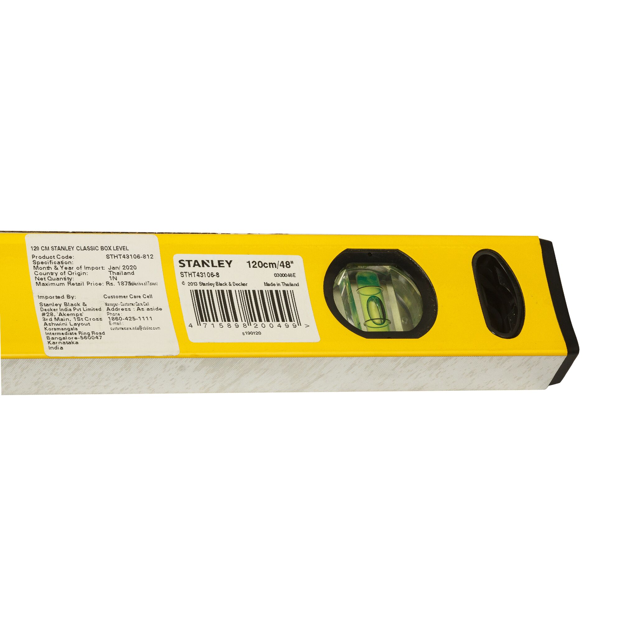ระดับน้ำ STANLEY รุ่น CLASSIC BOX BEAM 120 ซม.