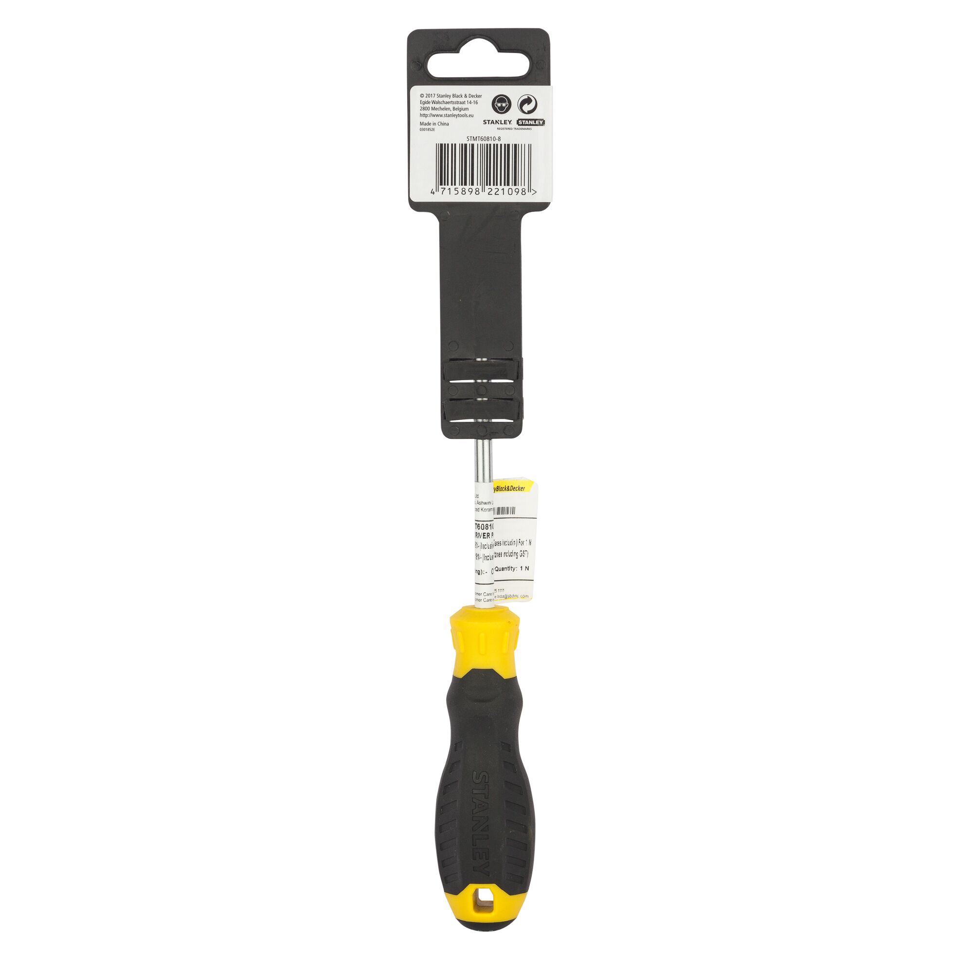 ไขควงสี่แฉกด้ามยางปลายแม่เหล็ก Cushion Grip Ph2 X 125Mm