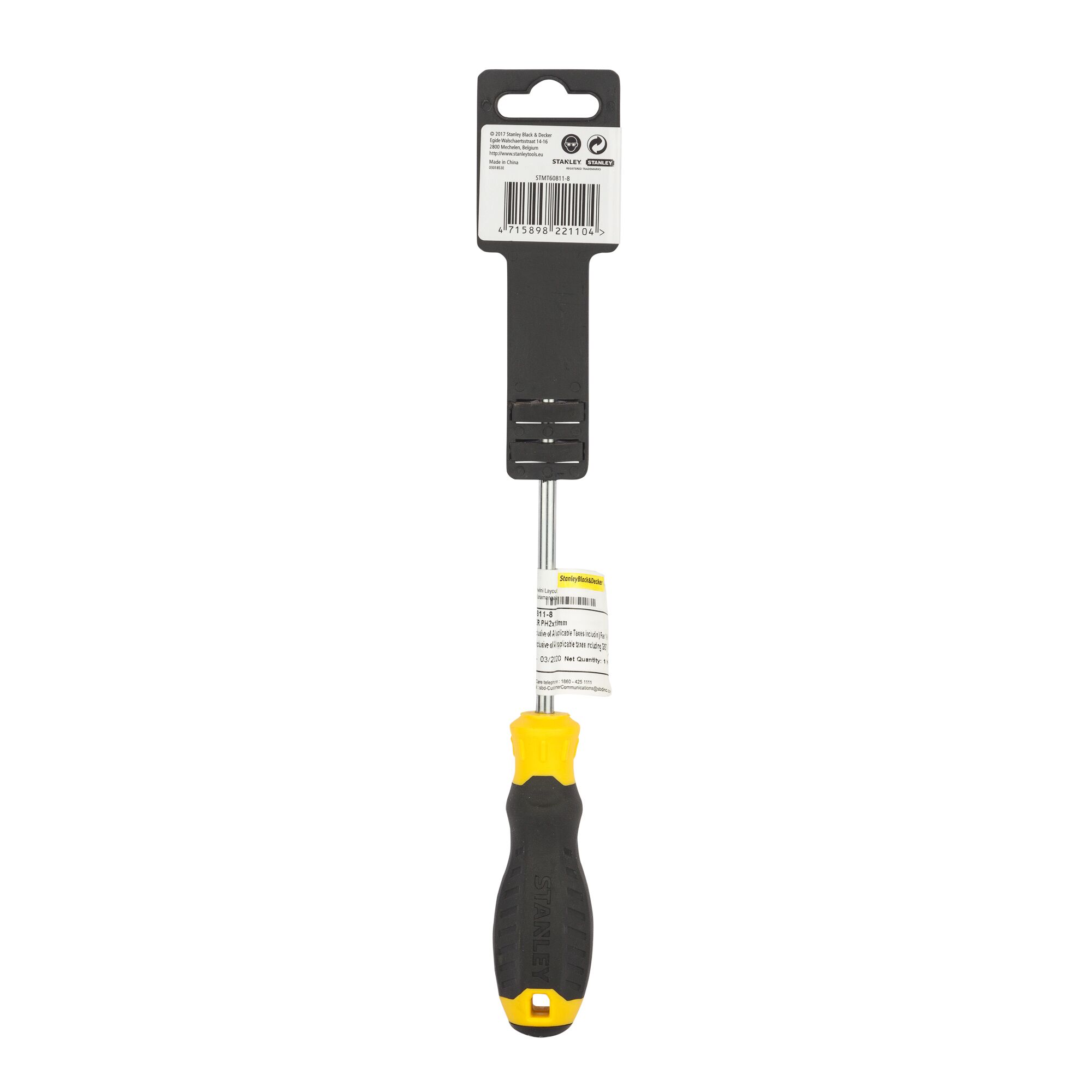 ไขควงแม่เหล็ก Cushion Grip สี่แฉกด้ามยาง 6"