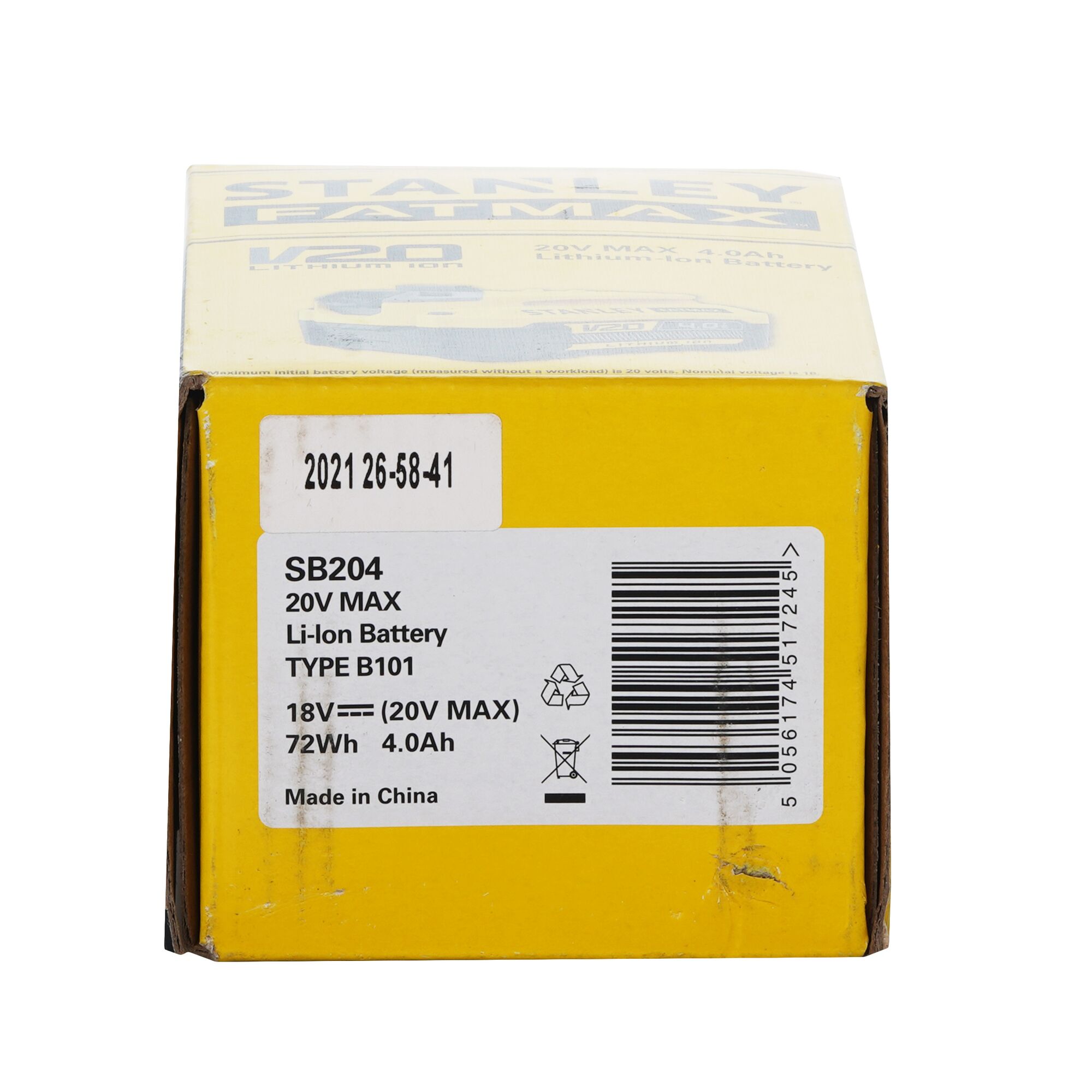 แบตเตอรี่ 20 โวลต์ Max 4.0แอมป์