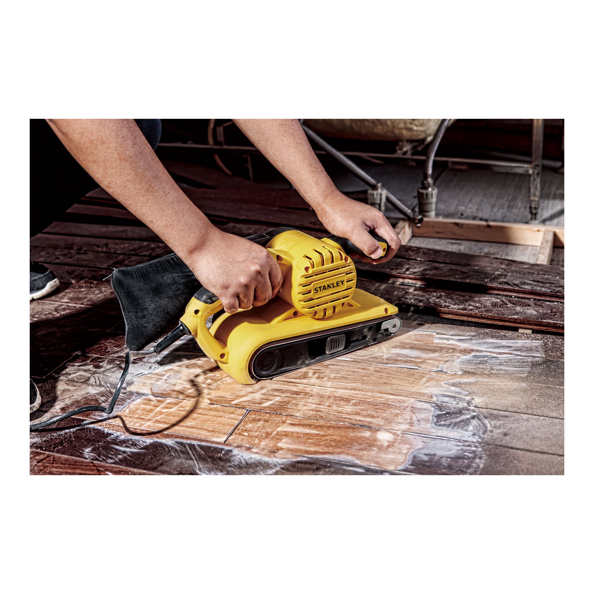 เครื่องขัดกระดาษทรายสายพาน 900 วัตต์