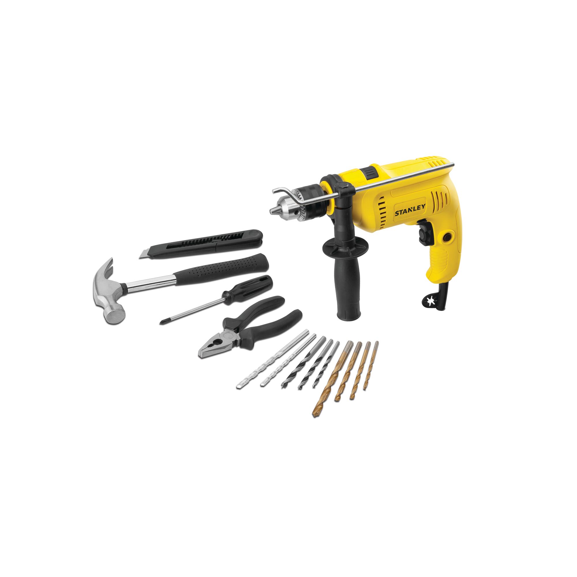 Group shot of SDH600 with hand tools and accessories