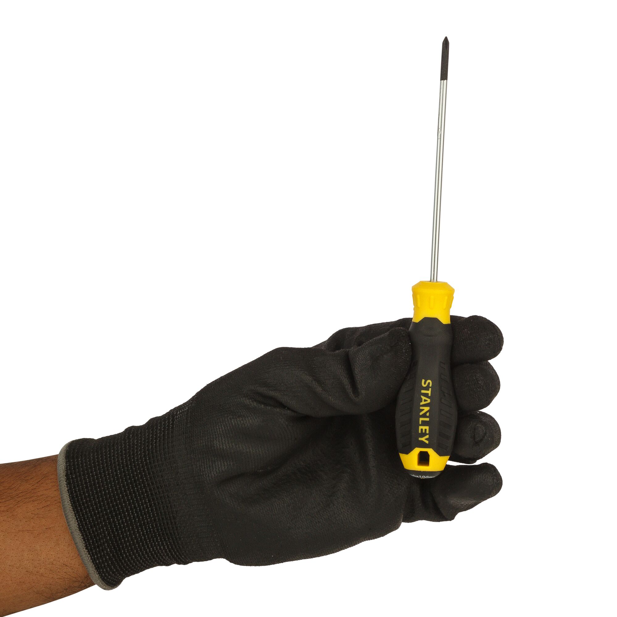 ไขควงแม่เหล็ก Cushion Grip สี่แฉกด้ามยาง 4" Ph0 X 100 Mm