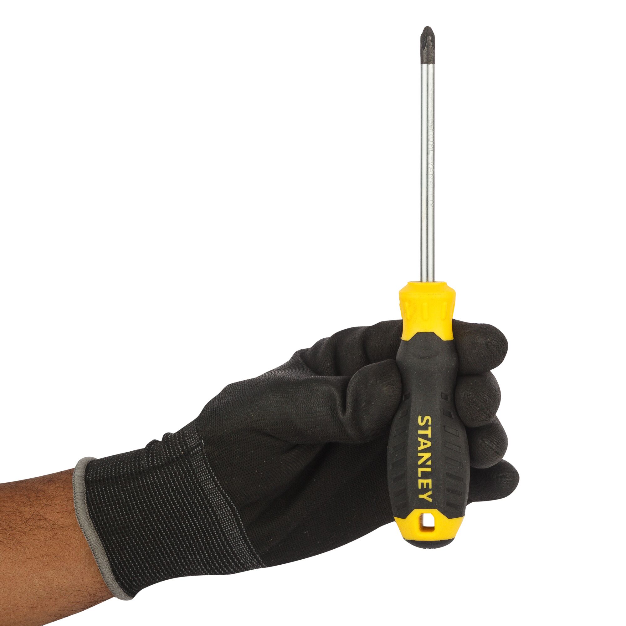 ไขควงสี่แฉกด้ามยางปลายแม่เหล็ก Cushion Grip Ph2 X 100Mm