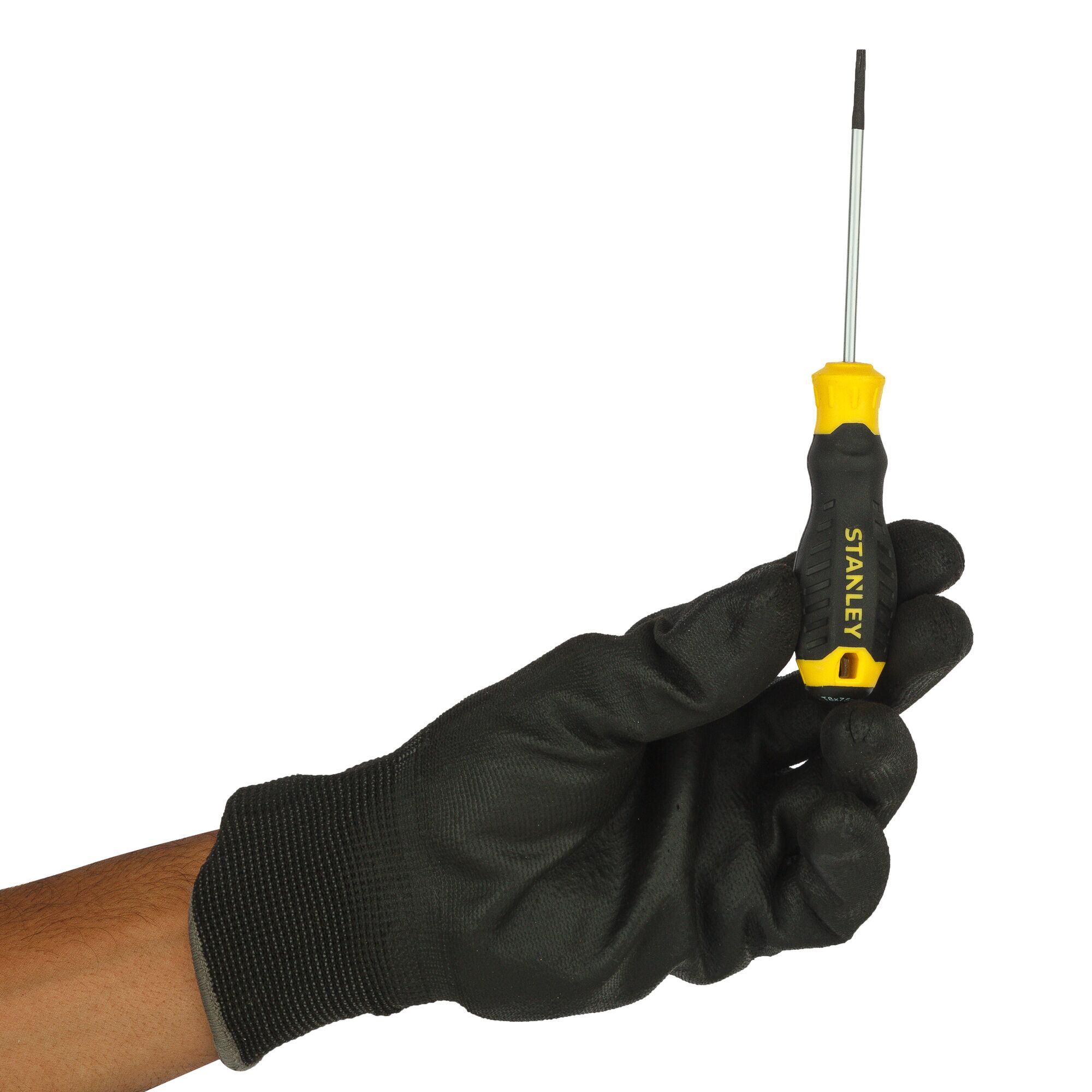 ไขควงแม่เหล็กหัวจีบด้ามยาง Stanley T8X75มม.